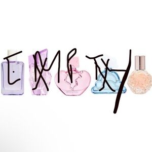 EMPTY 😉Mini Ariana Grande God Is A Woman Fragrance box (you choose)
